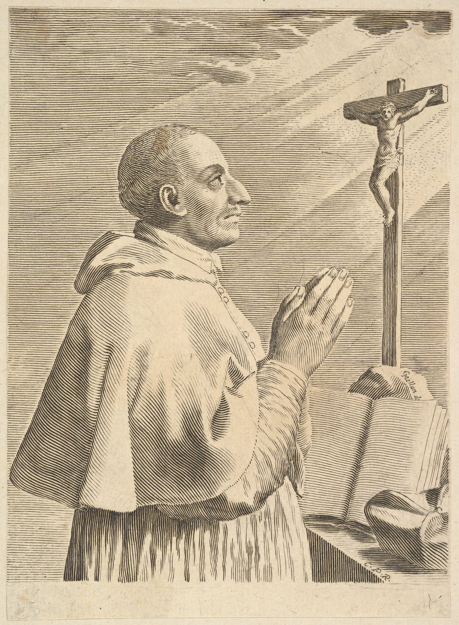 São Carlos Borromeu. de Claude Mellan