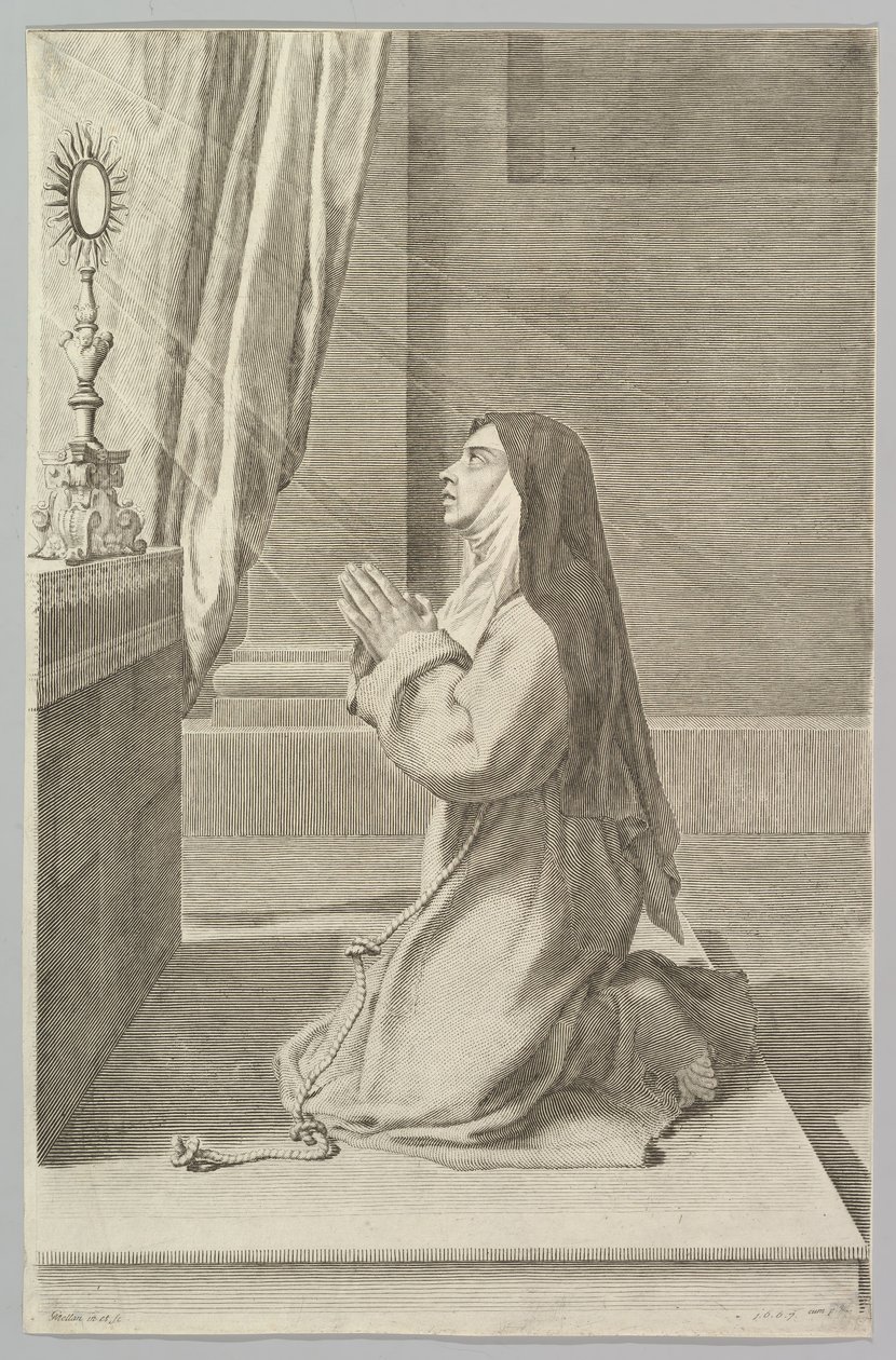 St. Claire, 1667. de Claude Mellan