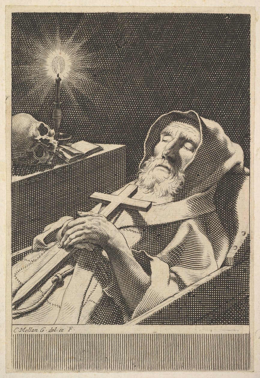São Francisco de Paulo. de Claude Mellan