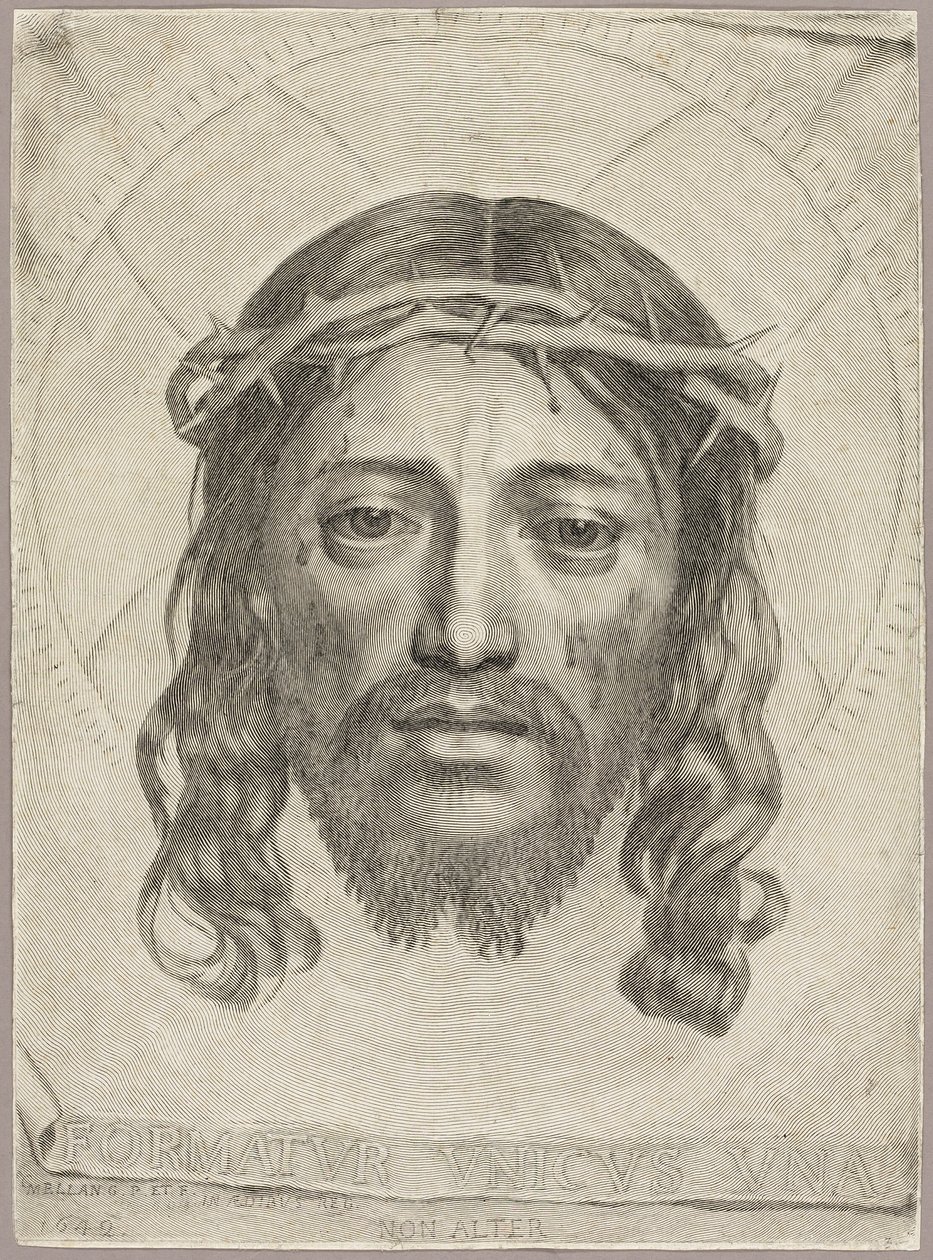 O Sudário de Santa Verônica de Claude Mellan