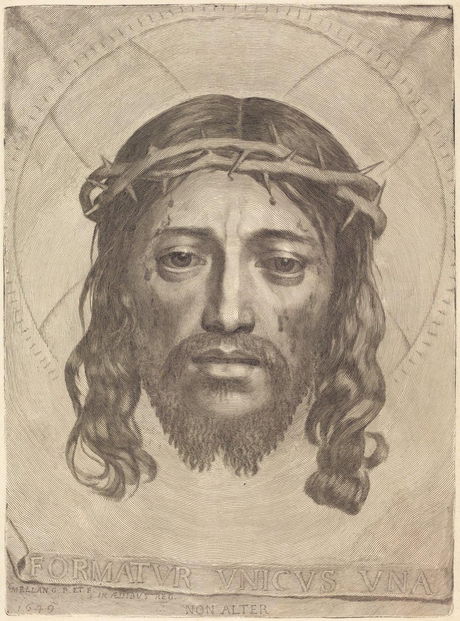 O Sudário de Santa Verónica de Claude Mellan