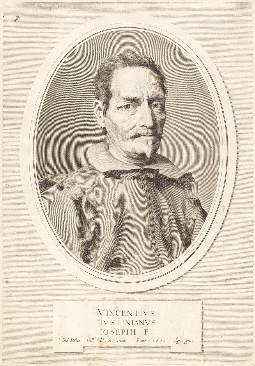 Vincenzo Giustiniani de Claude Mellan