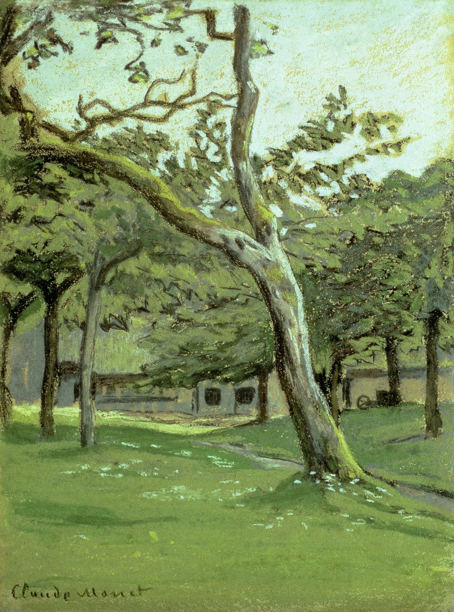 Um pomar de Claude Monet