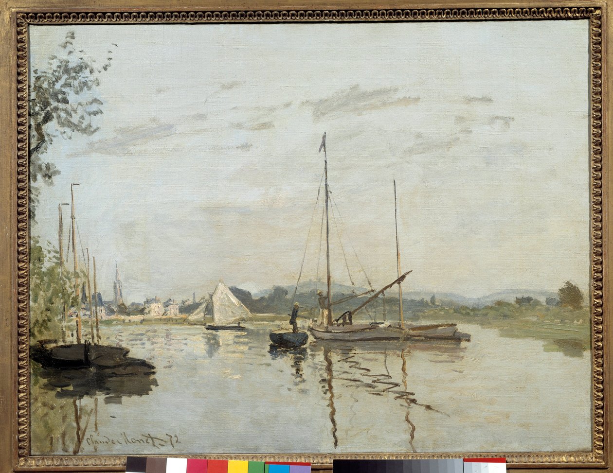 Pintura Argenteuil de Claude Monet (1840-1926) 1872 Sol. 0,5x0,65 m Paris, musee d