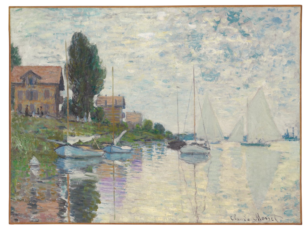 Au Petit-Gennevilliers, 1874 de Claude Monet