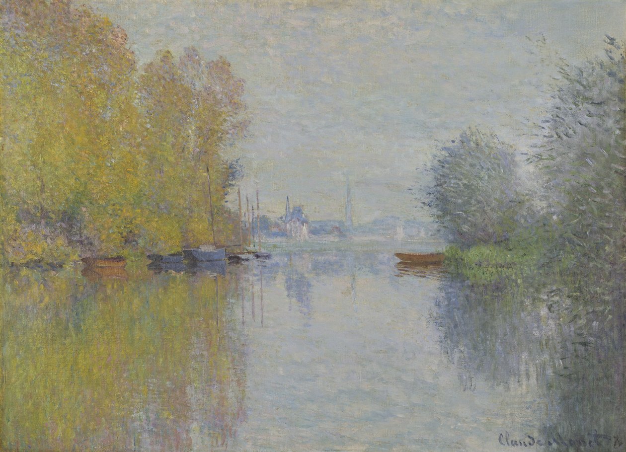 Outono no Sena, Argenteuil de Claude Monet