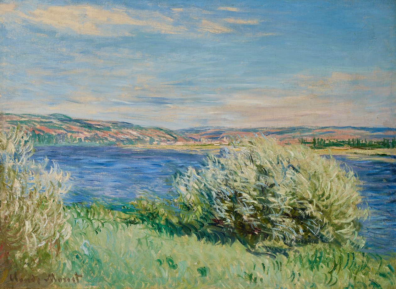 Margens do Sena perto de Vetheuil de Claude Monet