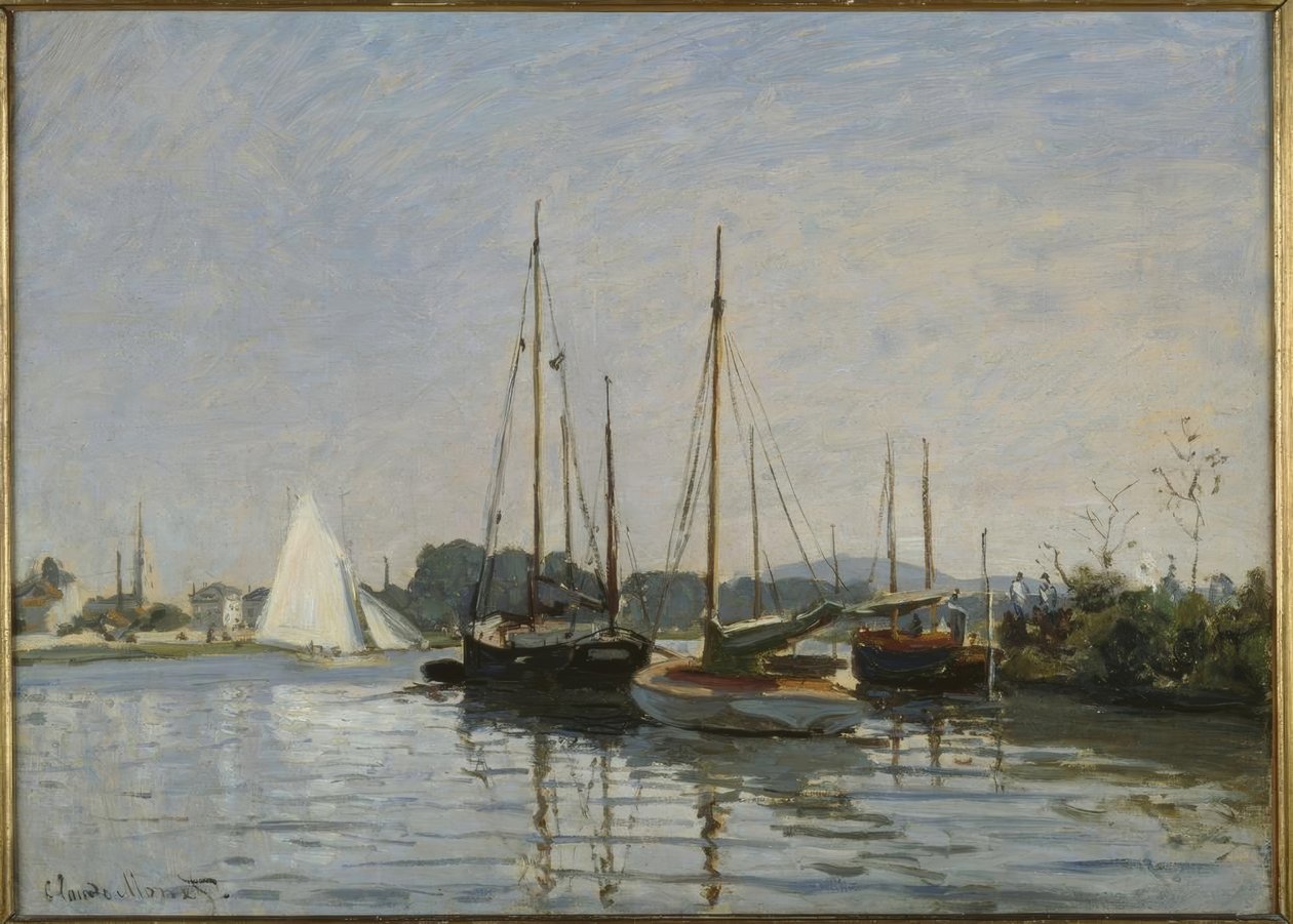 Barcos de recreio, Argenteuil de Claude Monet
