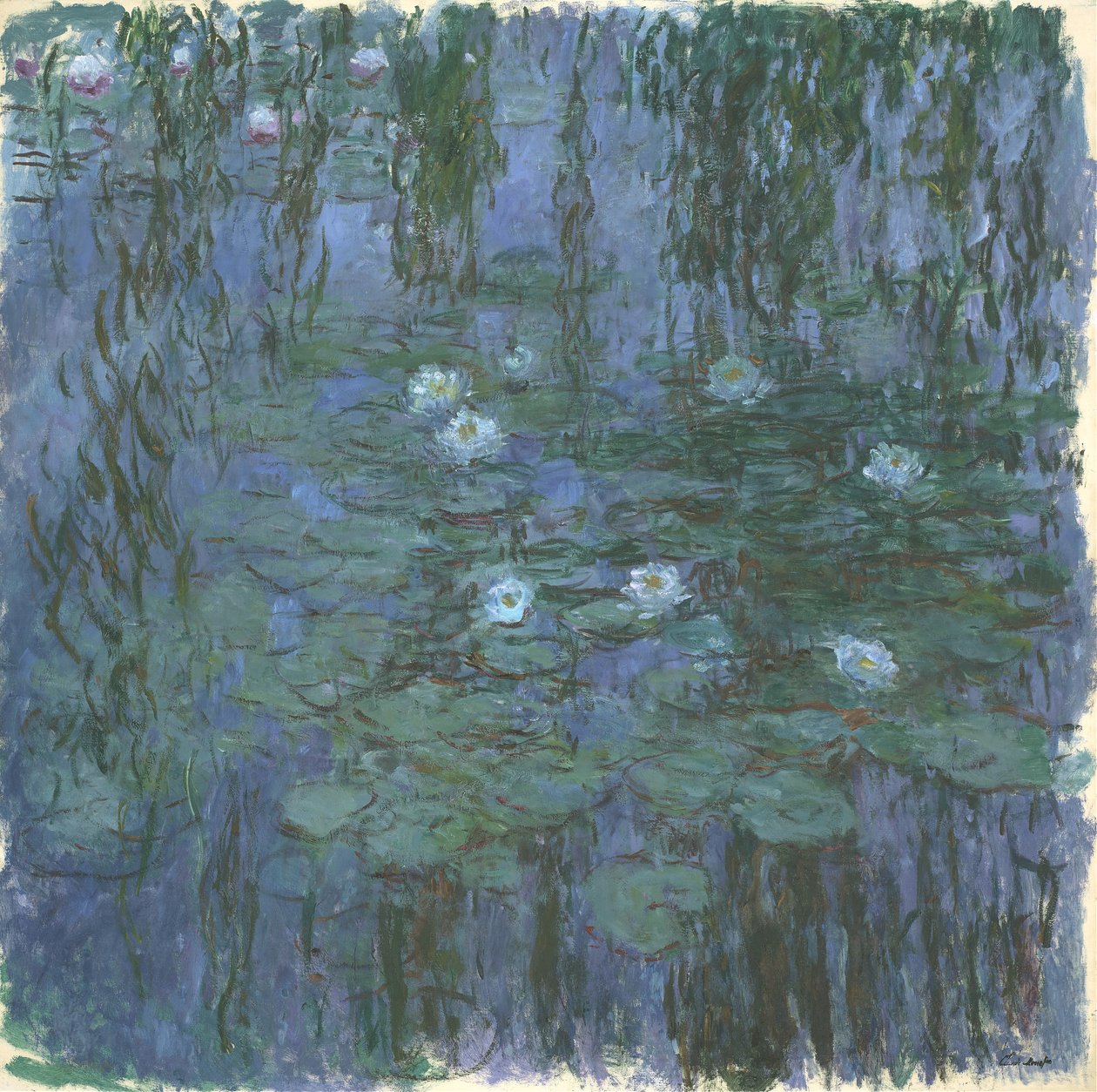 Ninfas Azuis de Claude Monet