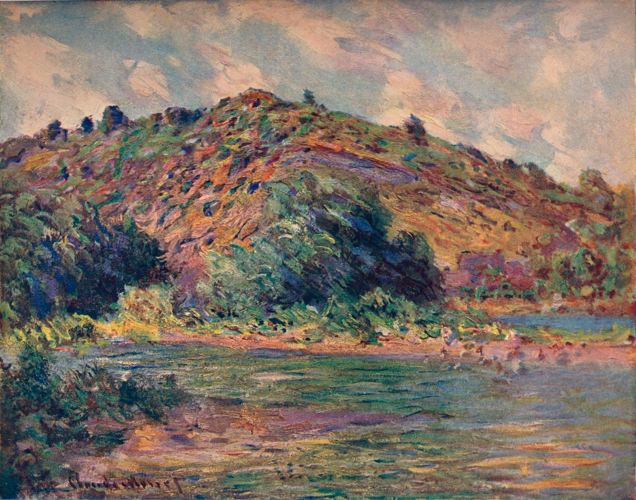 Bancos do Sena, c1860-1923, 1903 de Claude Monet