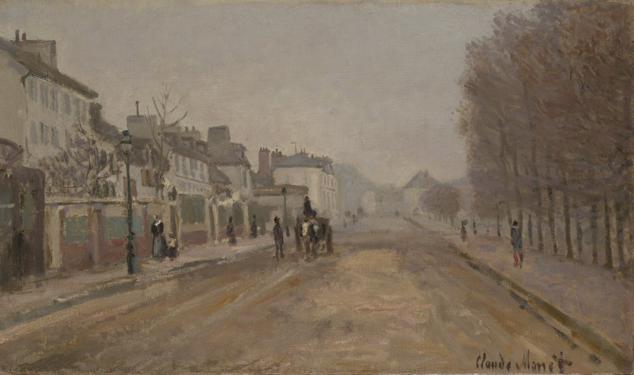 Boulevard Héloise, Argenteuil, 1872 de Claude Monet