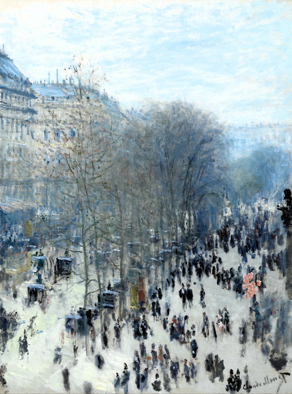 Avenida das Capuchinhas de Claude Monet