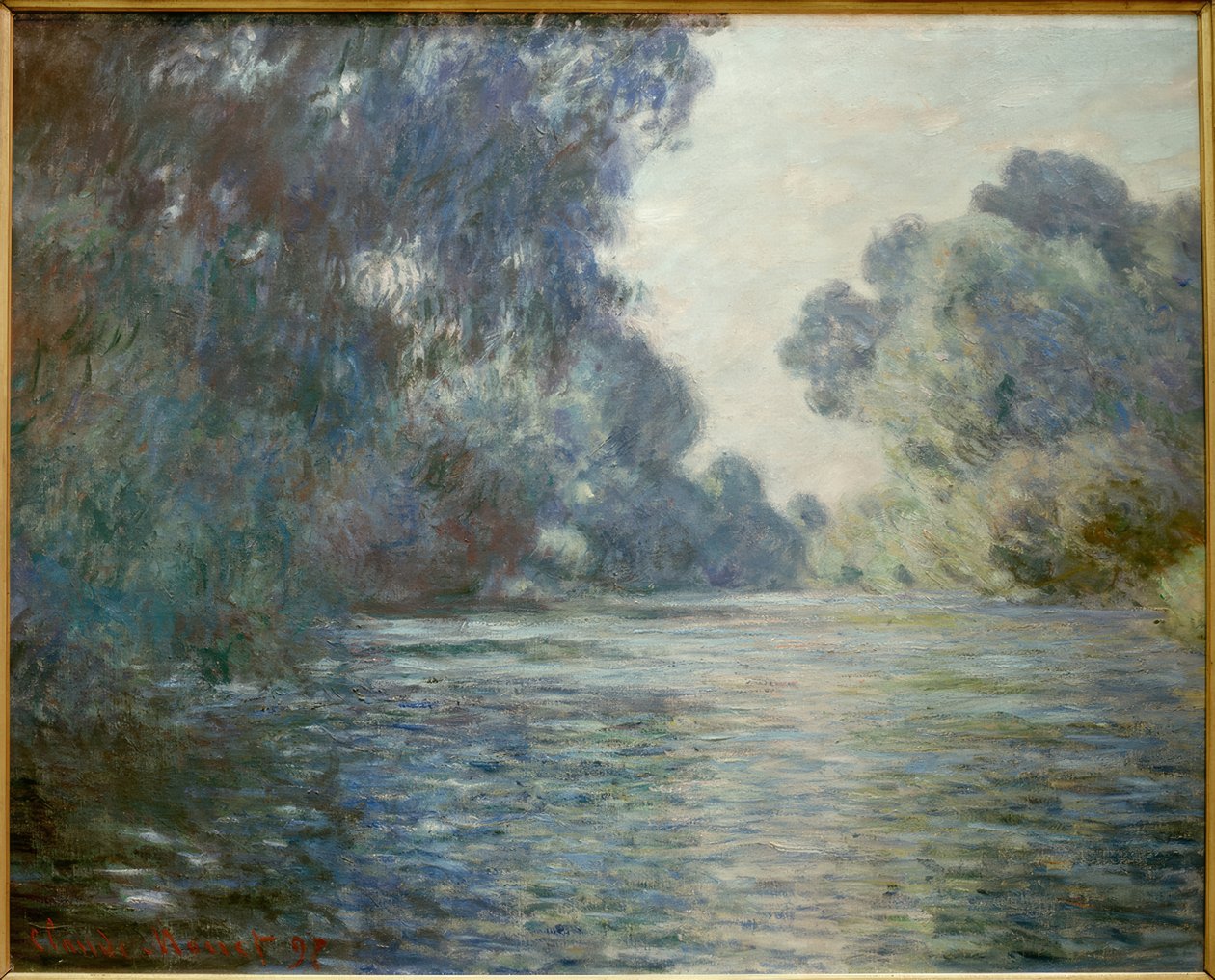 Bras de Seine perto de Giverny (Braço do Sena em Giverny) de Claude Monet