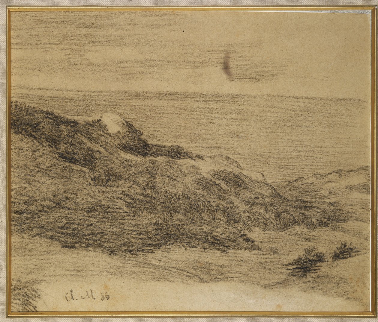 À beira-mar, 1886 de Claude Monet