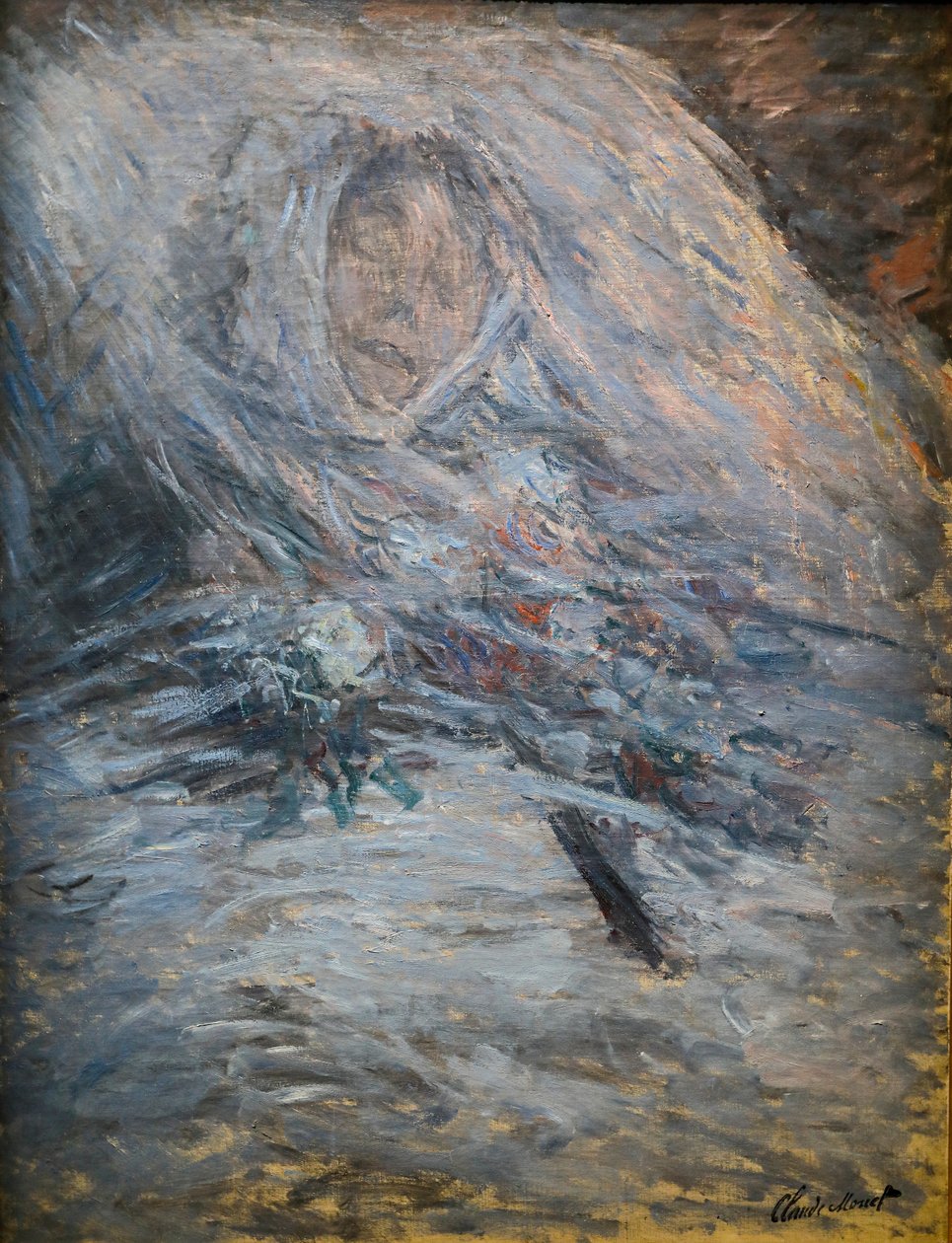 Camille em seu leito de morte de Claude Monet