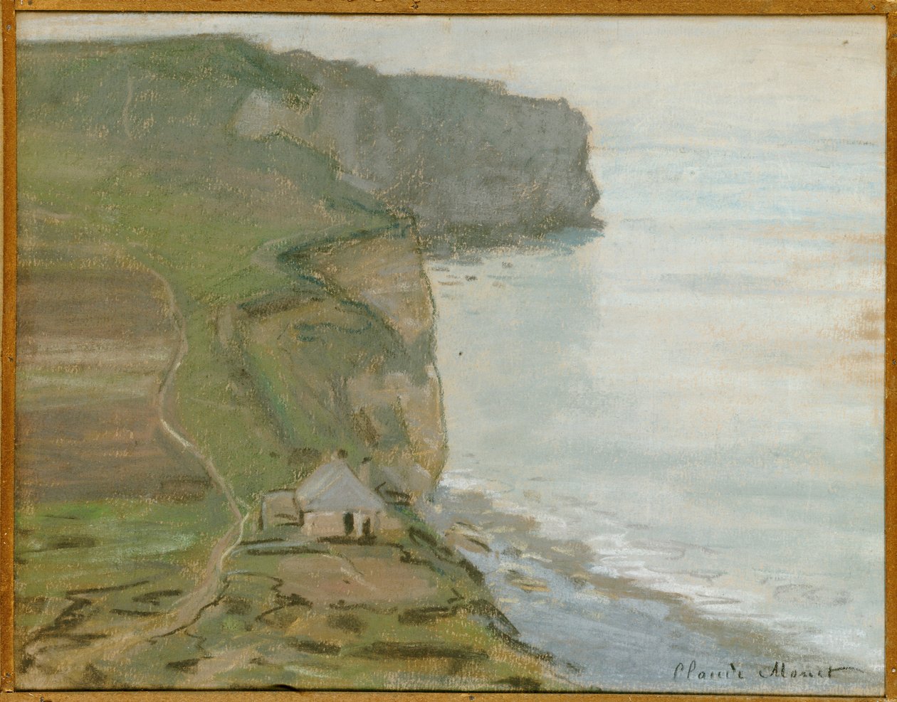 Chefe de Antifer, Etretat de Claude Monet