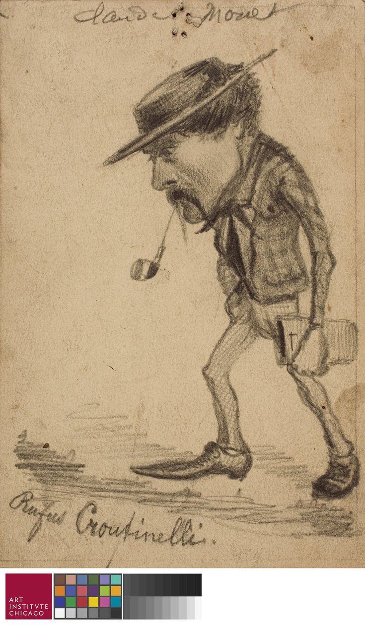 Caricatura de Henri Cassinelli de Claude Monet