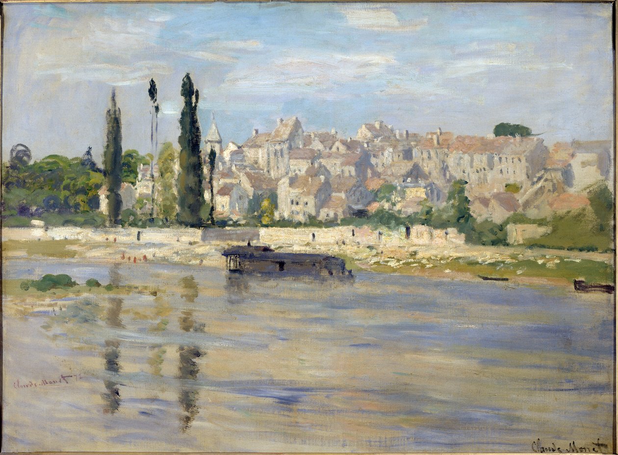 Carrières-Saint-Denis - 1872. Óleo sobre tela de Claude Monet
