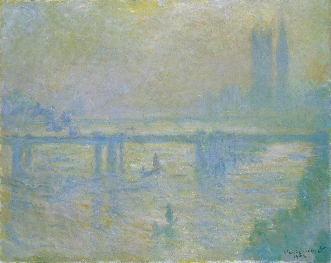 Ponte de Charing Cross de Claude Monet