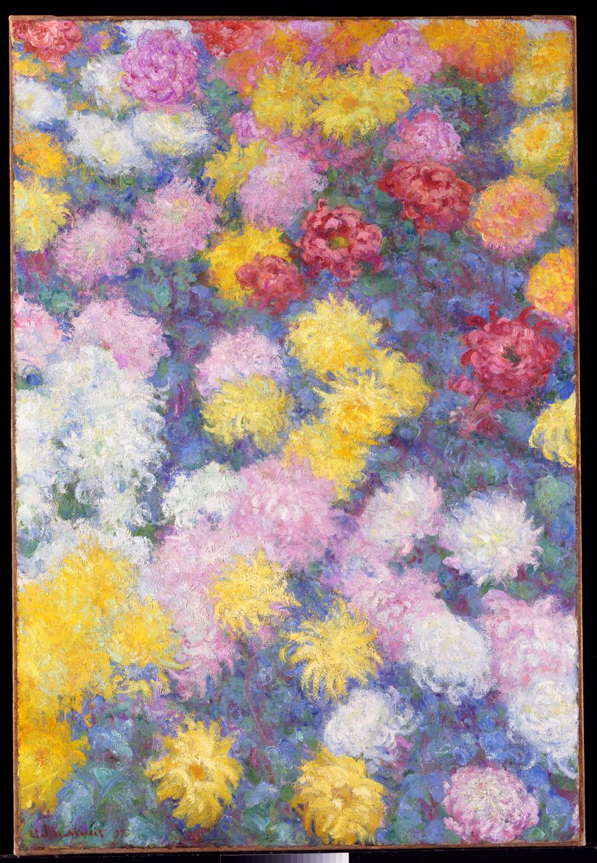 Crisântemos, 1897 de Claude Monet