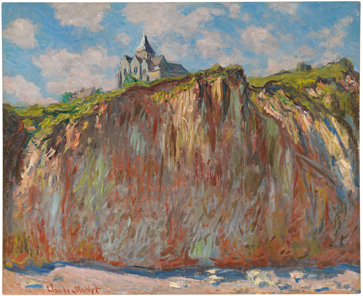 Igreja em Varengeville, efeito da manhã, 1882 de Claude Monet