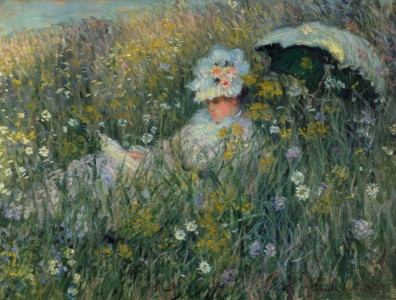 Na pradaria de Claude Monet