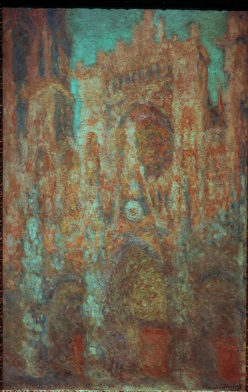 A Catedral de Rouen (Catedral de Rosa) de Claude Monet
