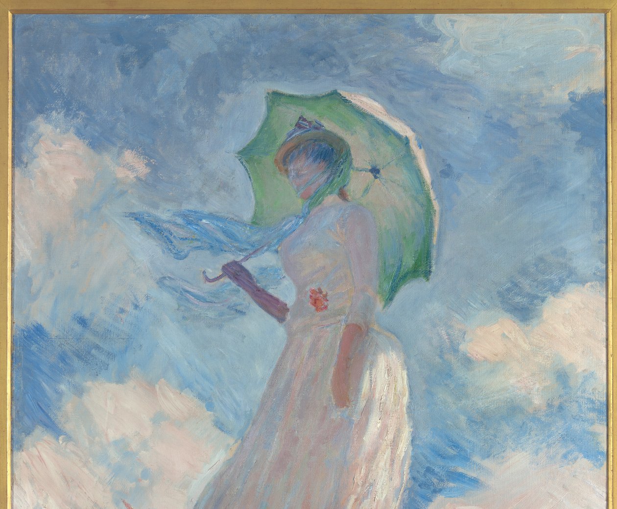 Ensaio de figura ao ar livre de Claude Monet