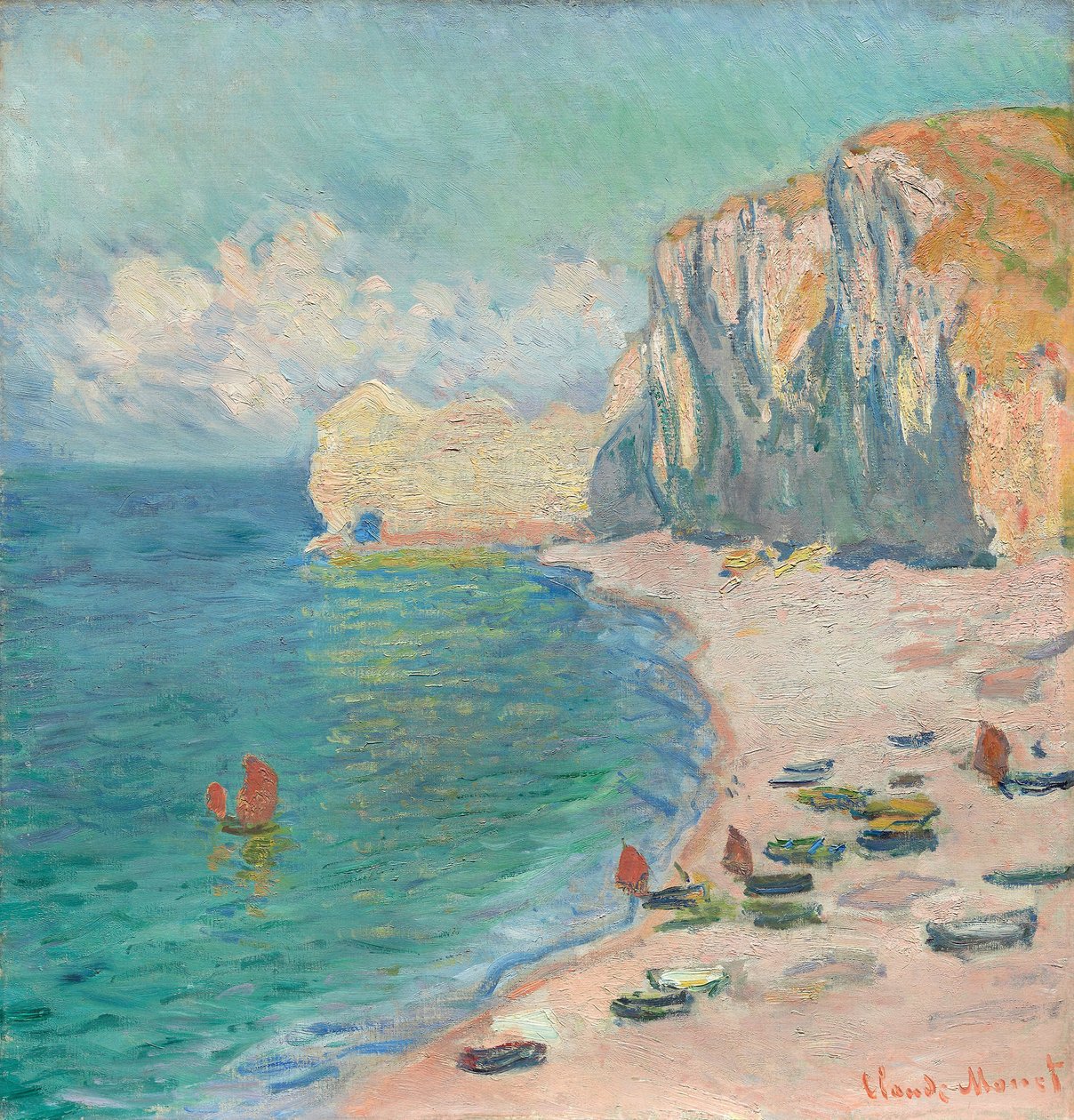 Étretat: A Praia e o Falaise d