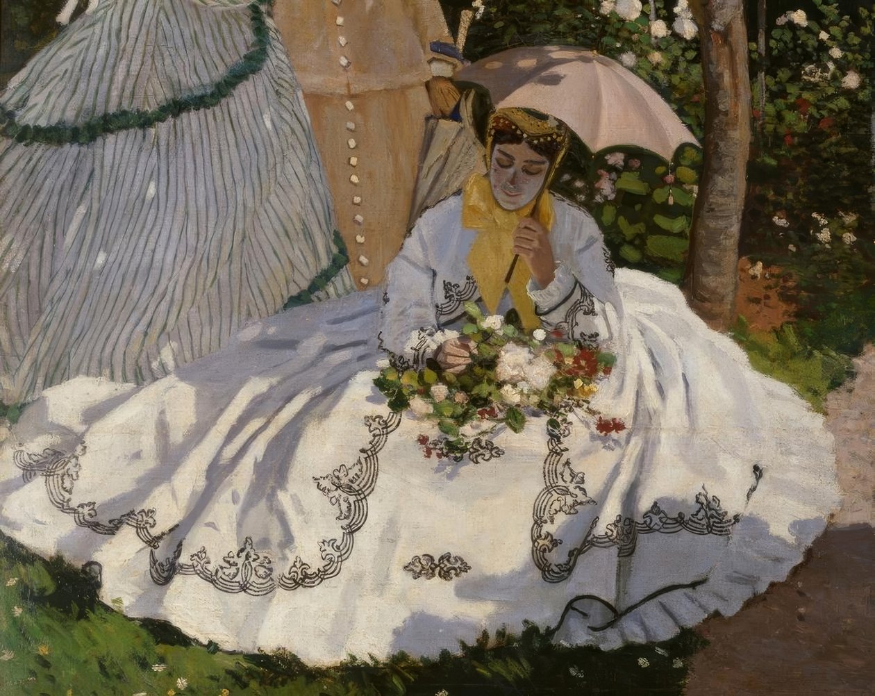 Mulheres no jardim de Claude Monet
