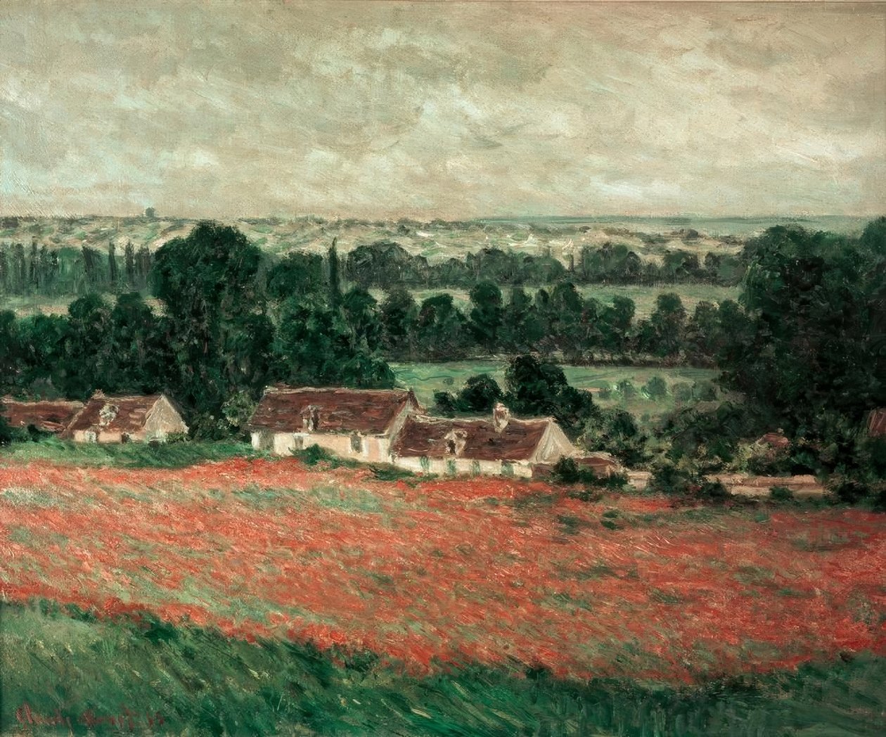 Campo das Papoilas, Giverny de Claude Monet