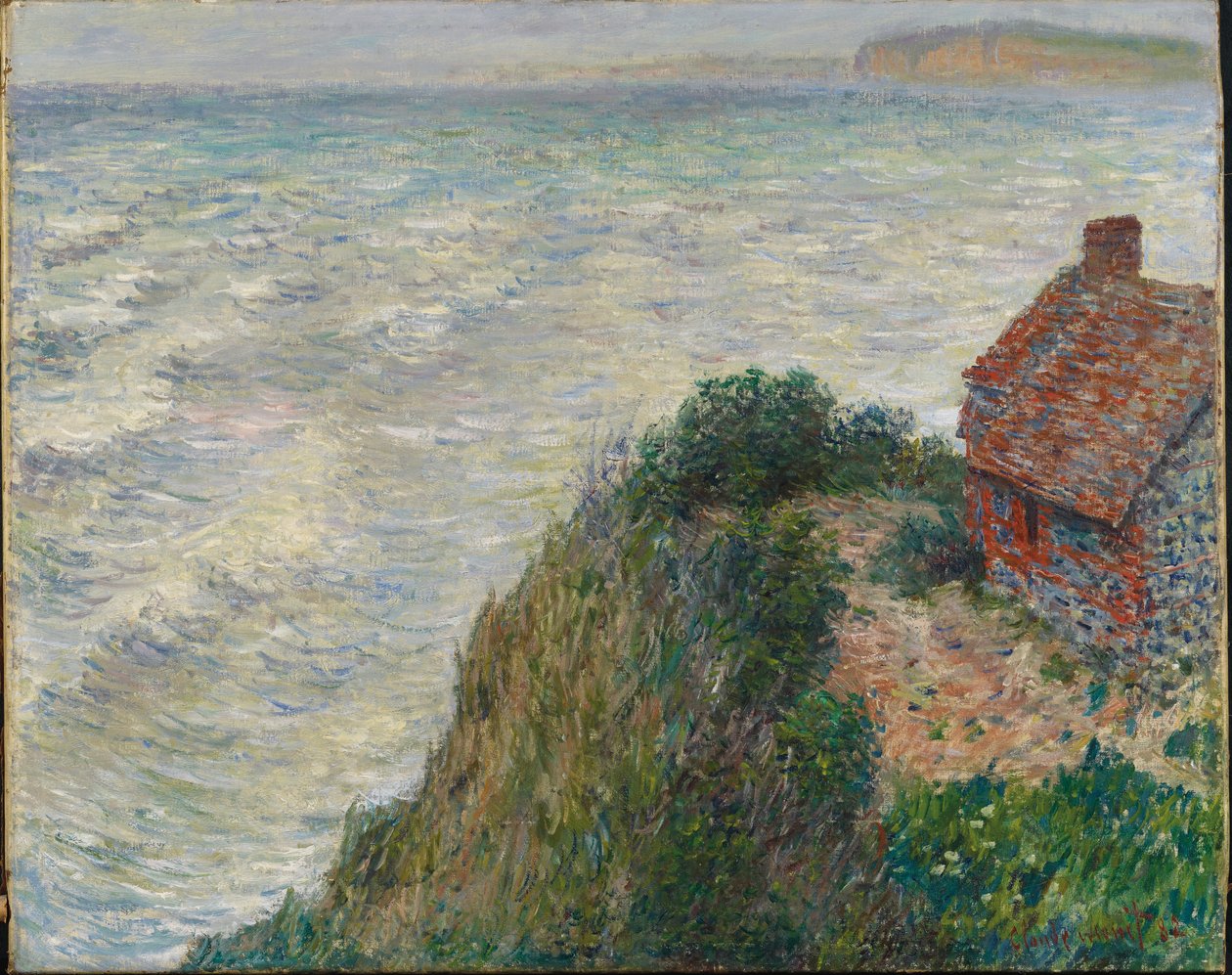 Casa dos Pescadores em Petit Ailly, 1882 de Claude Monet