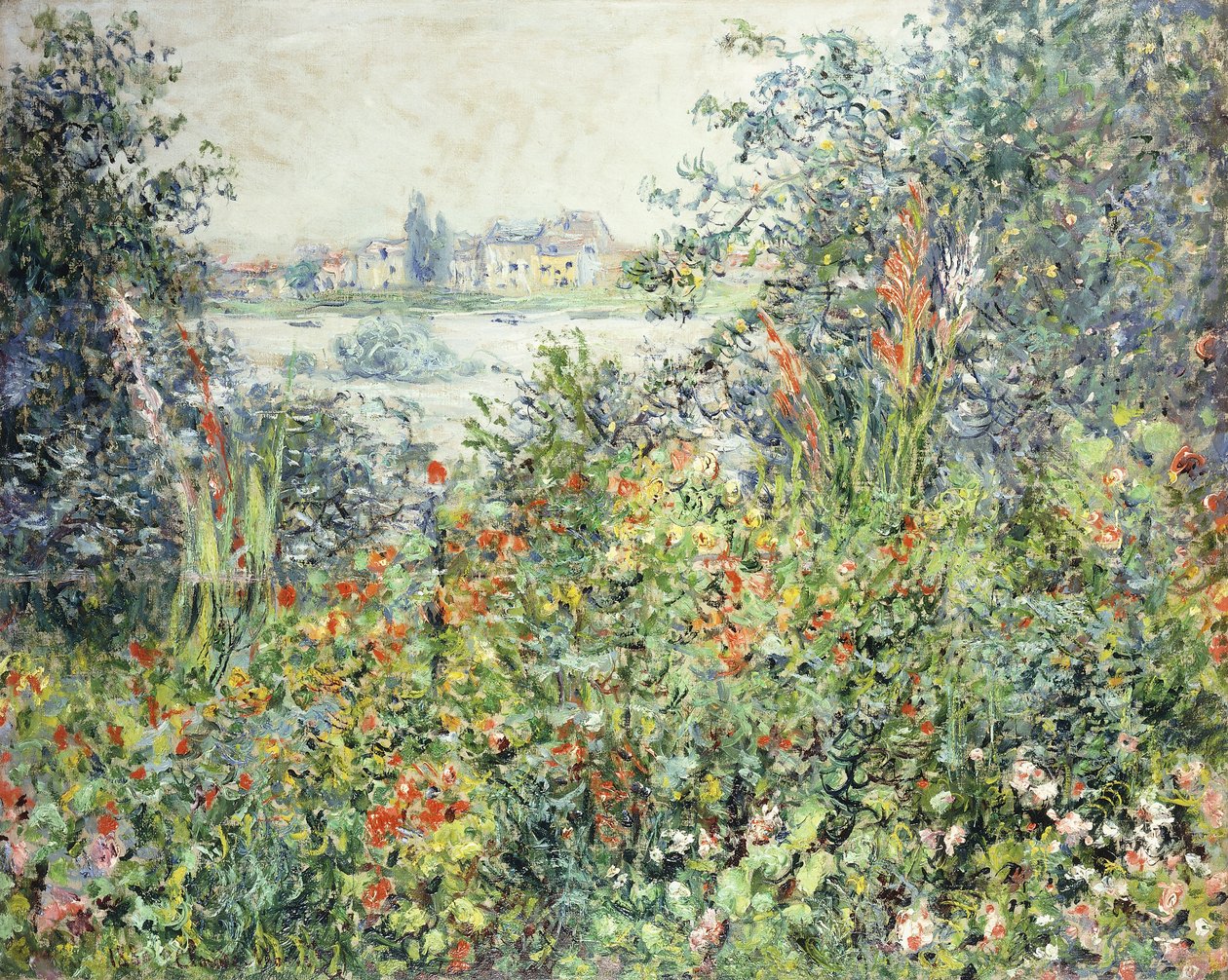 Flores em Vetheuil; Fleurs a Vetheuil, 1881 de Claude Monet