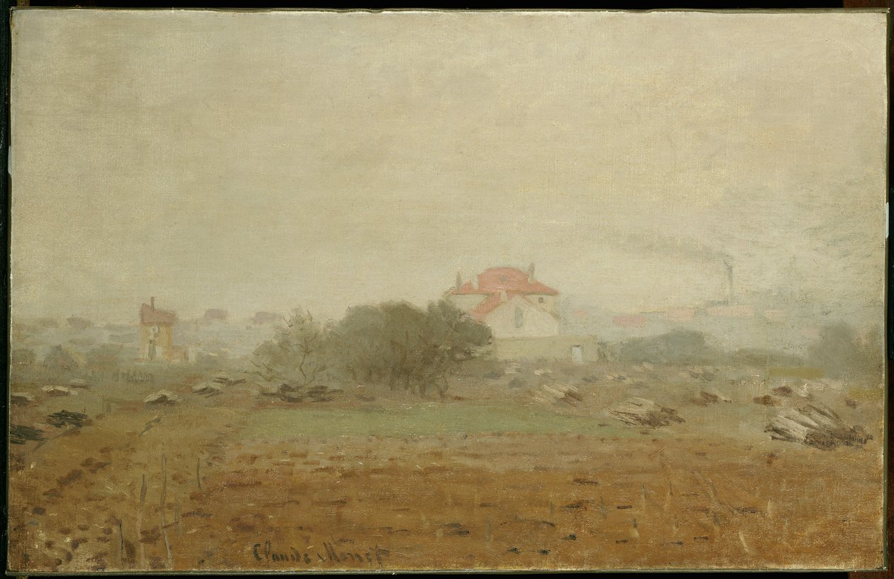 Nevoeiro, 1872 de Claude Monet