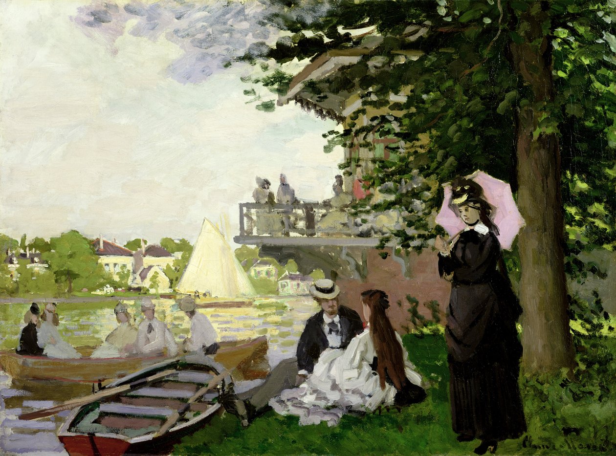 Casa de jardim no Zaan, Zaandam, 1871 de Claude Monet
