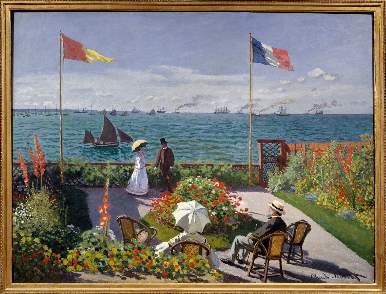 Jardim de Sainte Adresse de Claude Monet