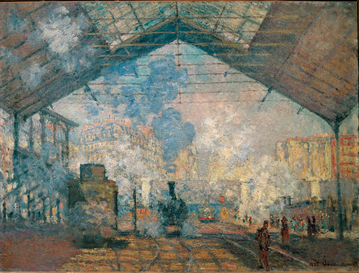 Estação de Saint-Lazare de Claude Monet