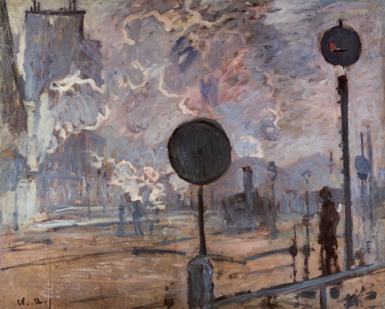 Estação Saint Lazare (Le Signal) de Claude Monet