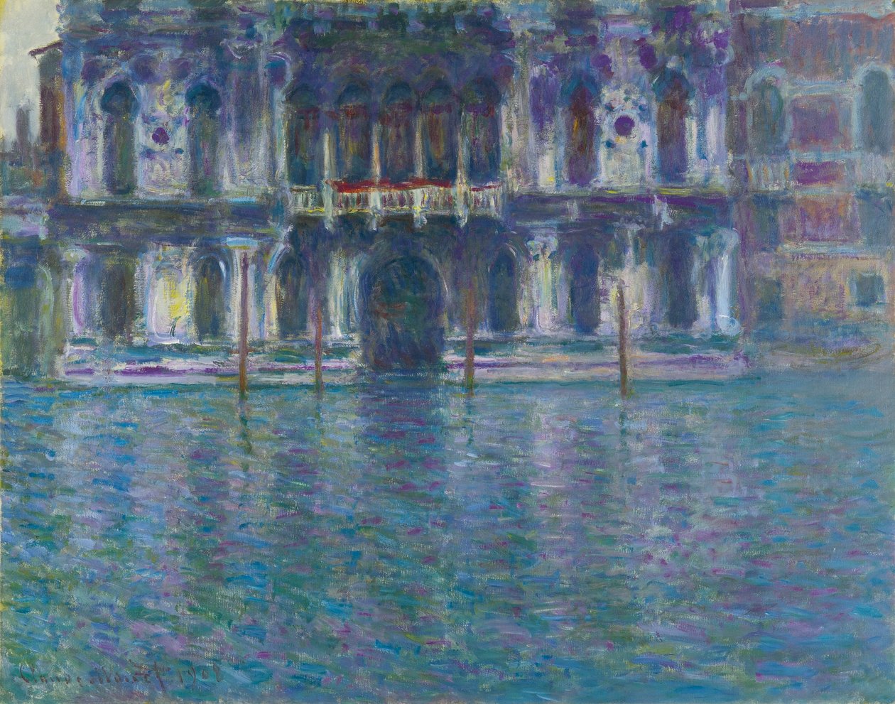 Alemão: Le Palais Contarini Le Palais Contarini de Claude Monet