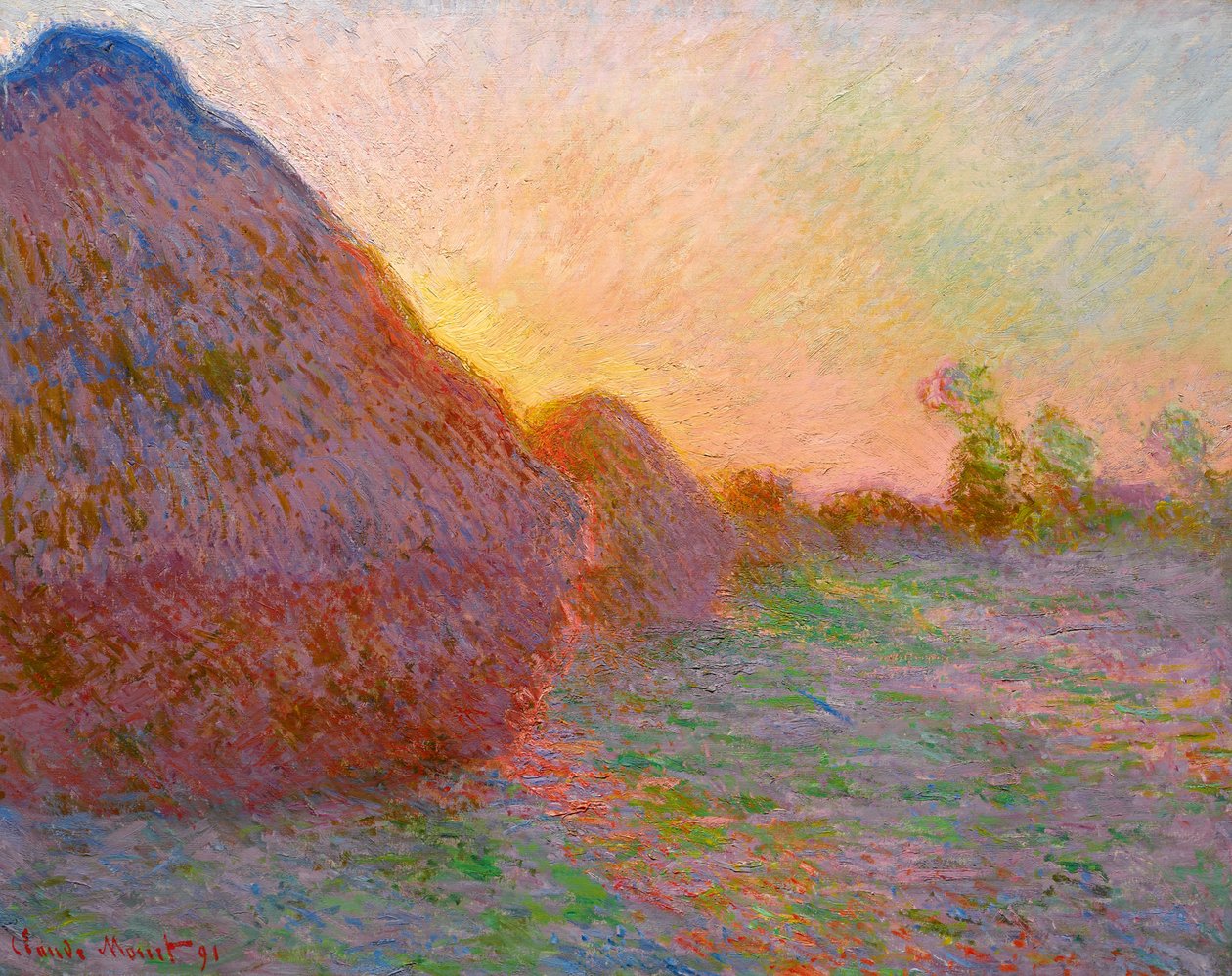 Alemão: Graynsta, elevador de cereais de Claude Monet