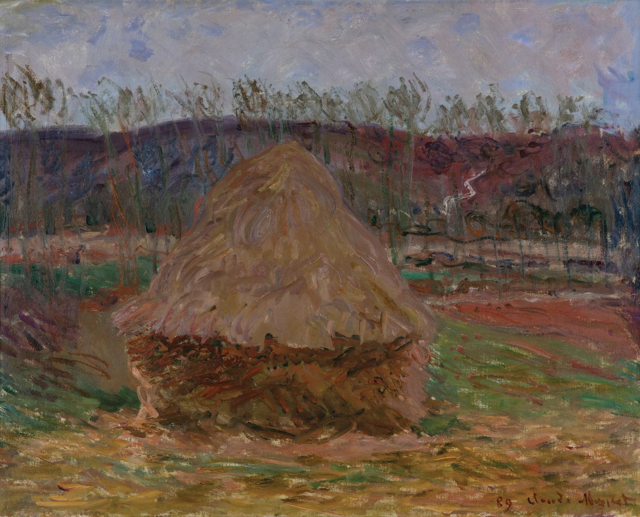 Palheiro em Giverny de Claude Monet