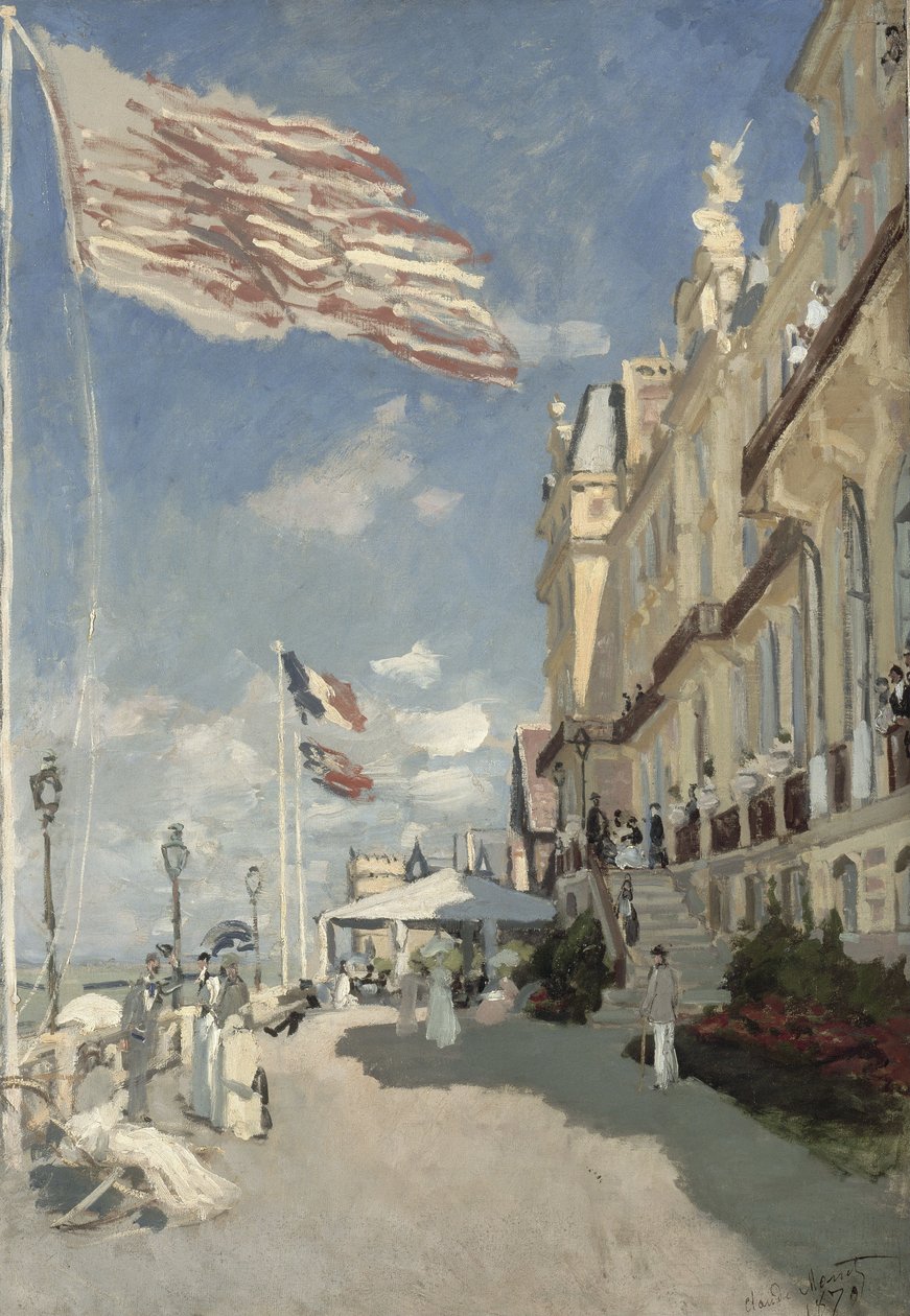 Hôtel des Roches Noires, Trouville de Claude Monet