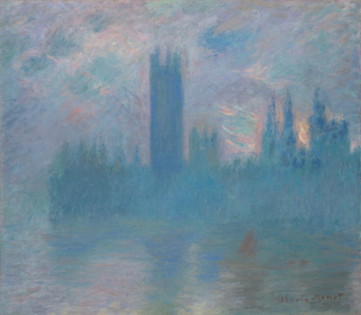Casas do Parlamento, Londres de Claude Monet