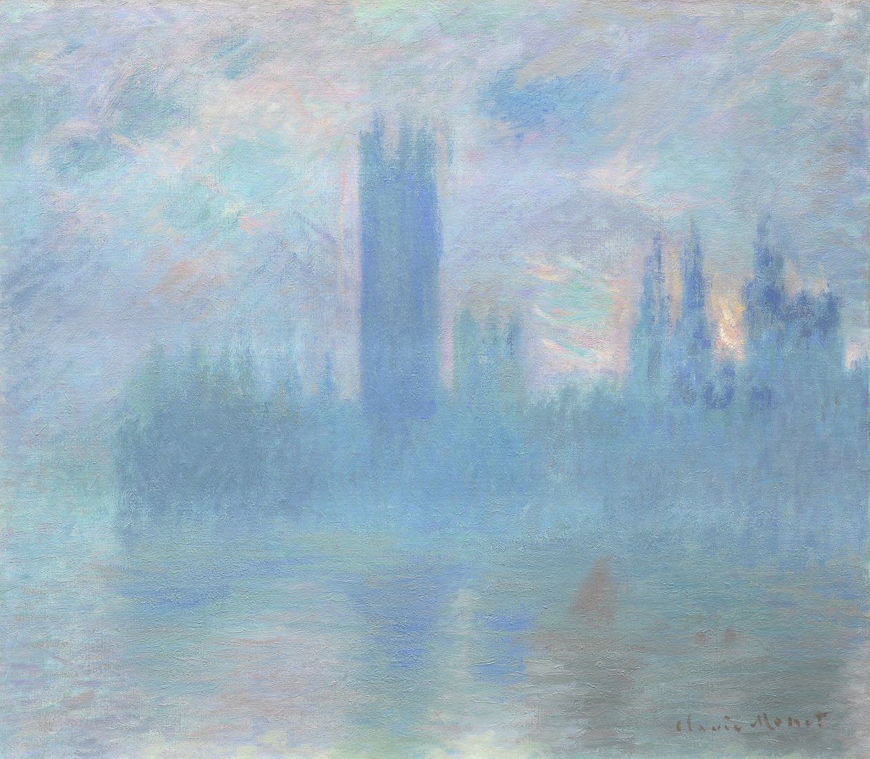 Parlamento, Londres, 1900-01 de Claude Monet