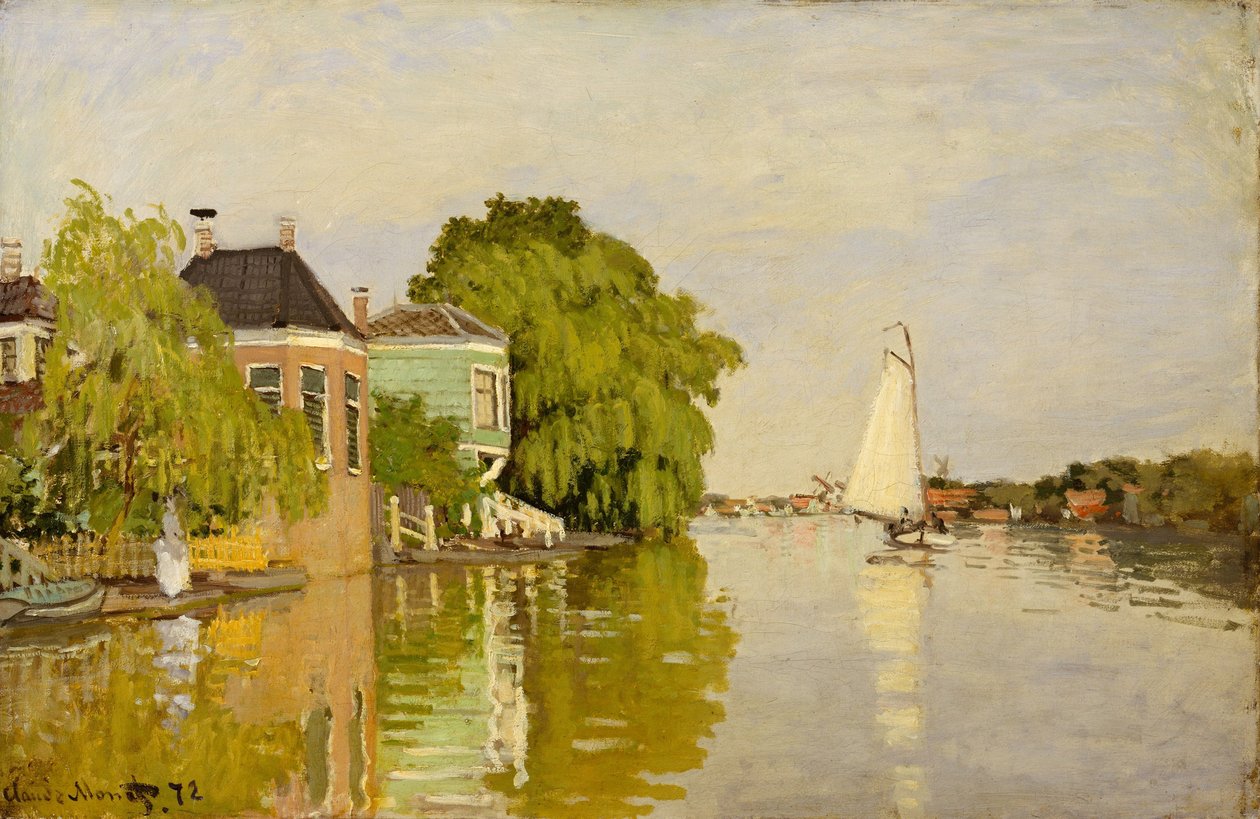 Casas no Achterzaan, 1871 | Claude Monet