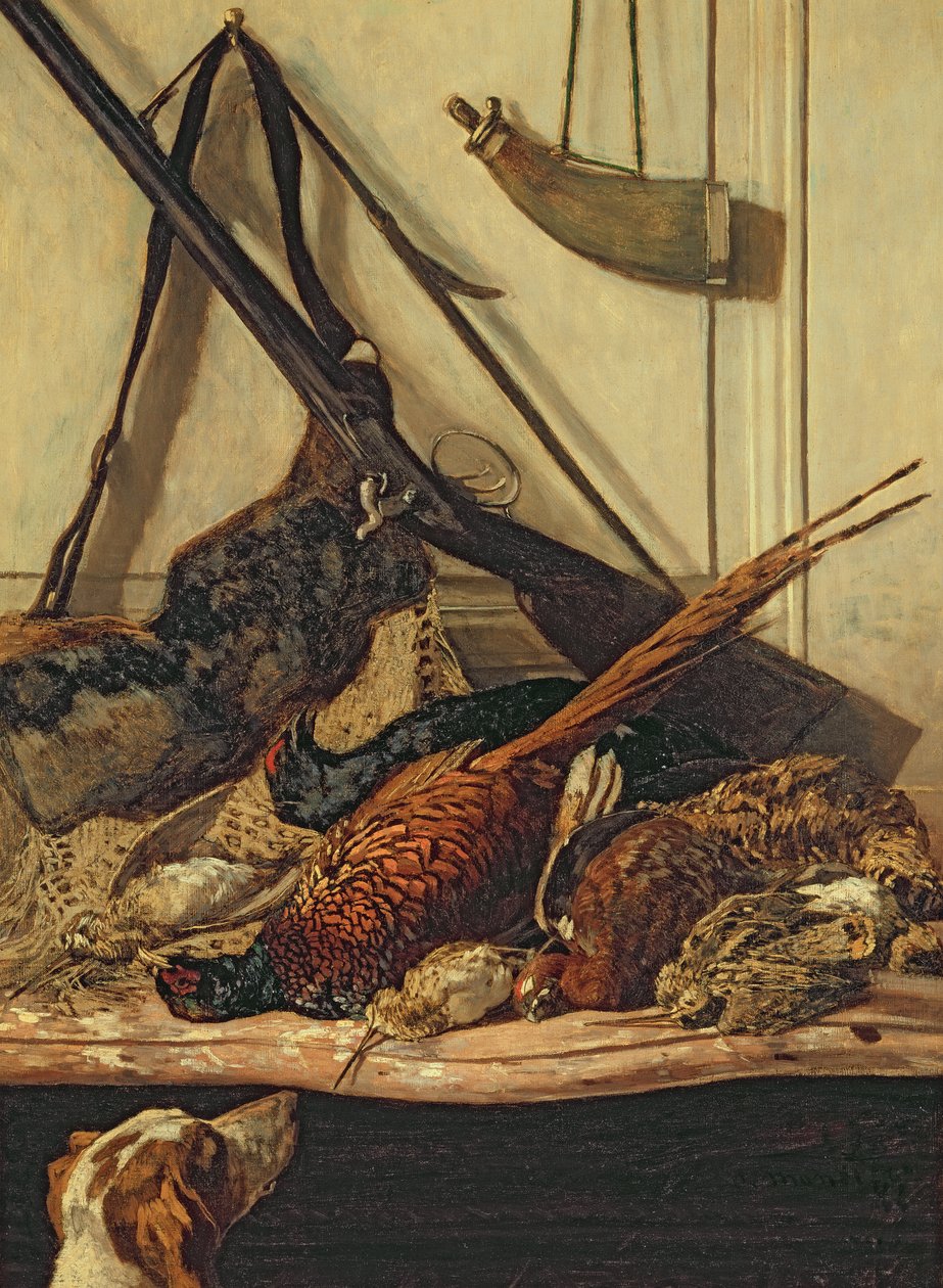 Troféus de Caça, 1862 de Claude Monet