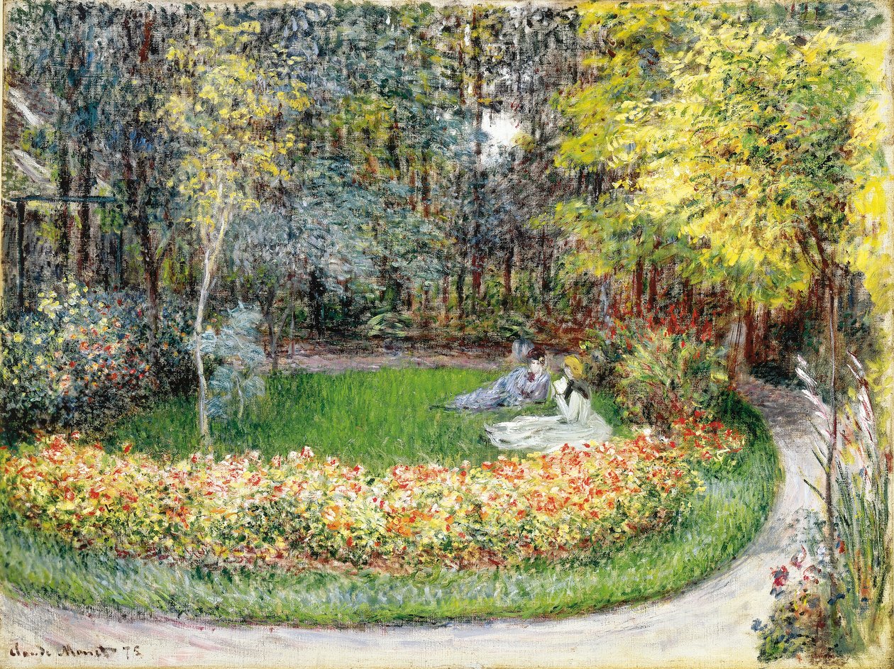 No jardim, 1875 de Claude Monet