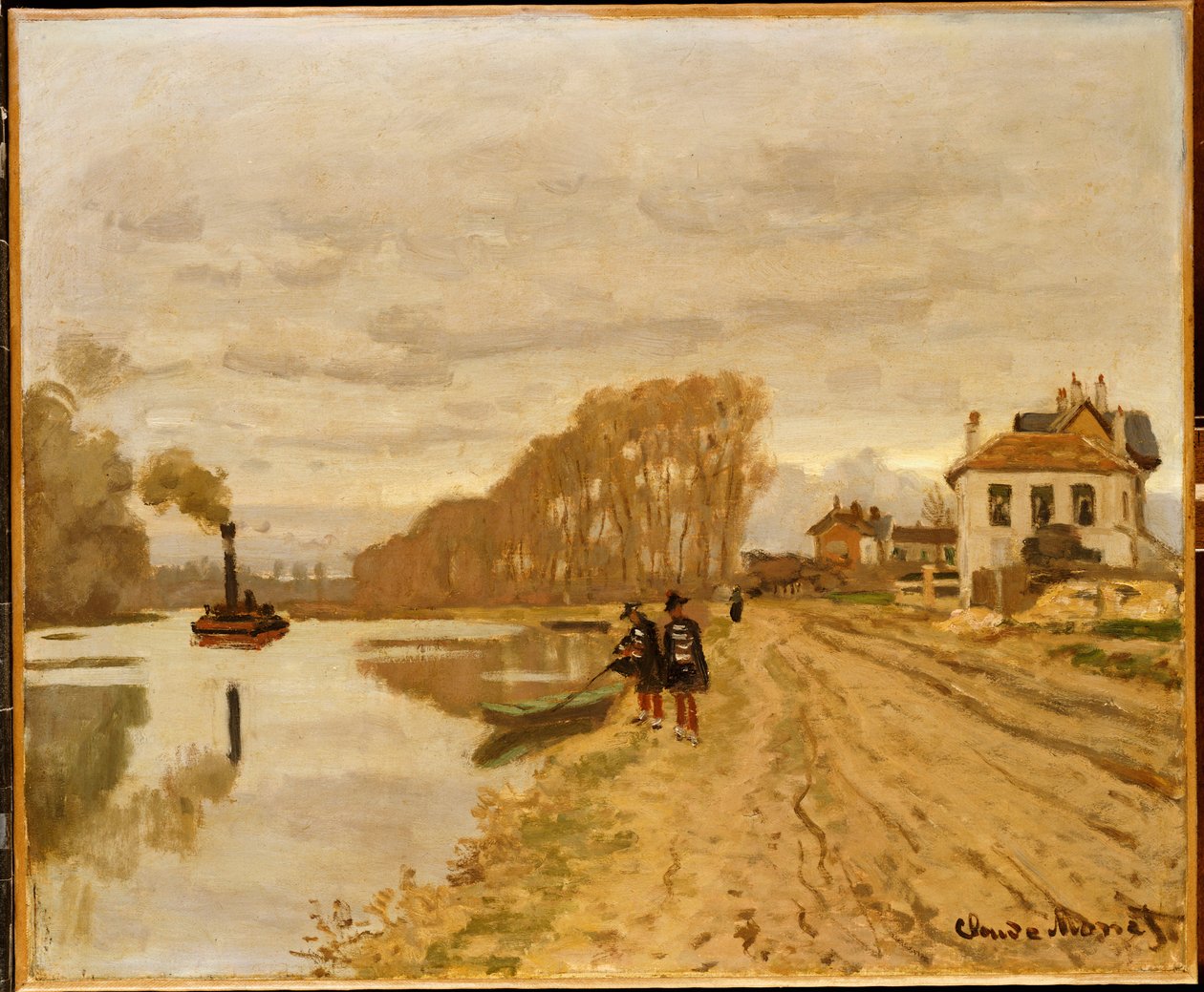Soldados de Infantaria da Guarda Flanante na Água de Claude Monet