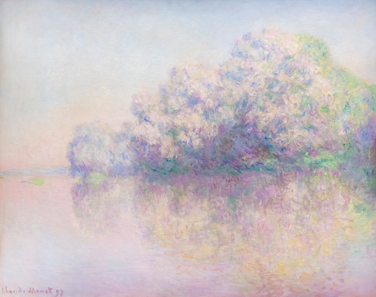 Ilha das urtigas de Claude Monet