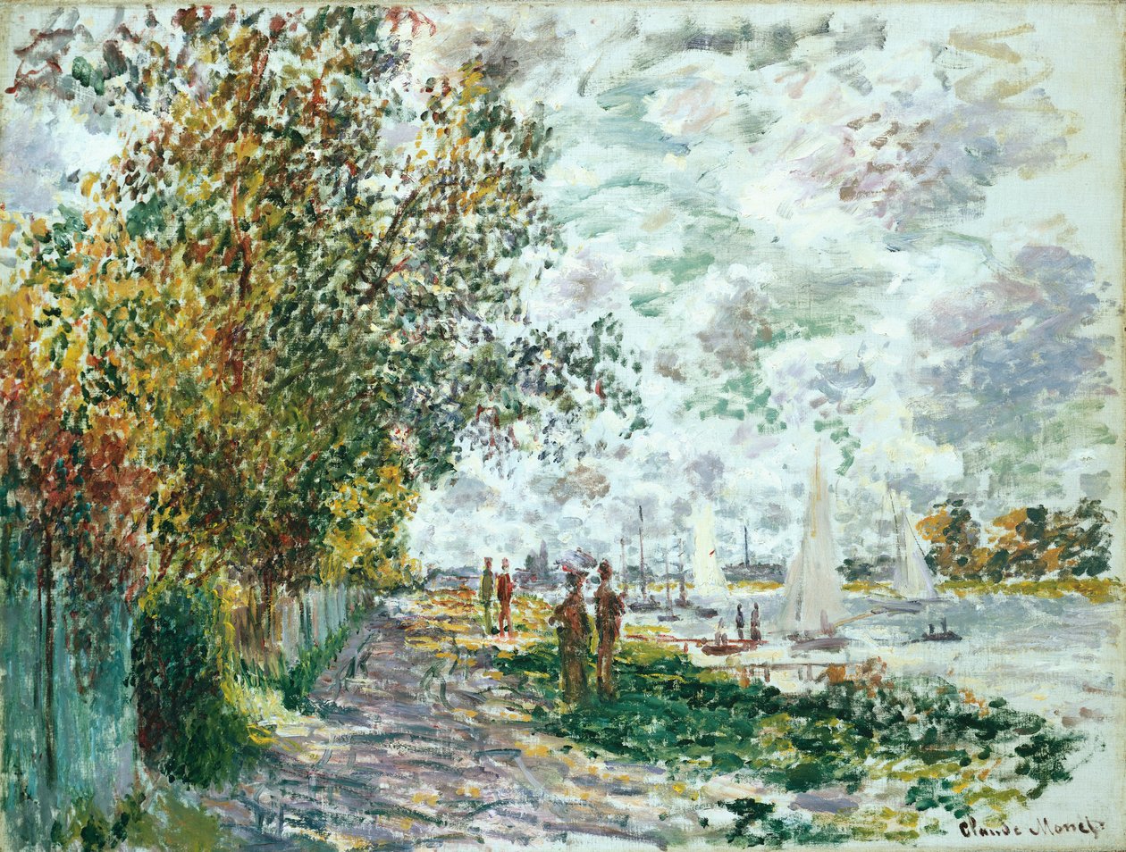 Berge du Petit-Gennevilliers, c.1875 de Claude Monet